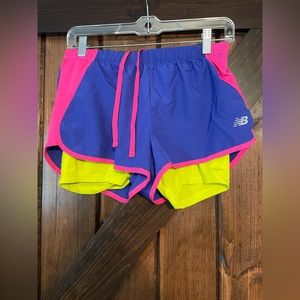 Womens New Balance 2 in 1 Athletic Shorts